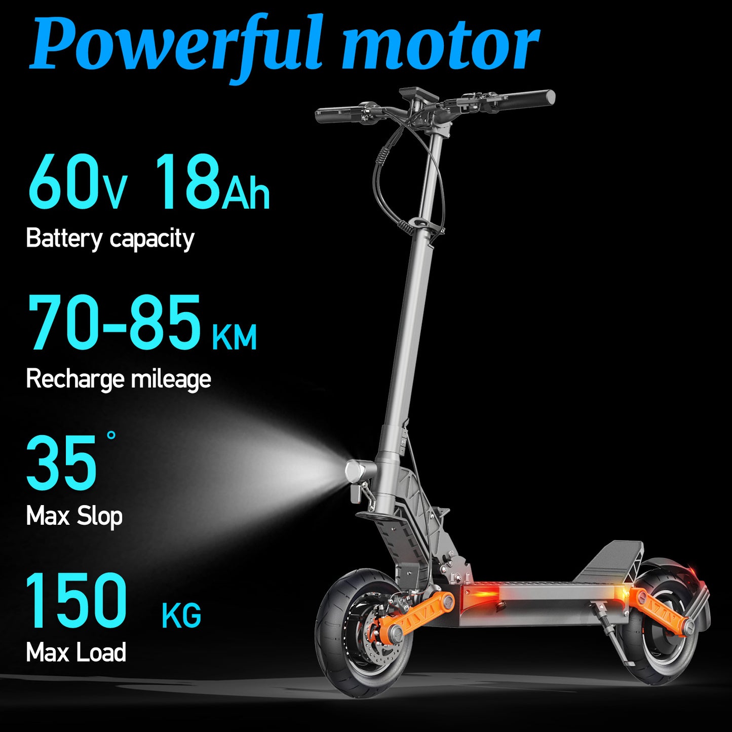 JOYOR S10S electric dual drive scooter 2000W